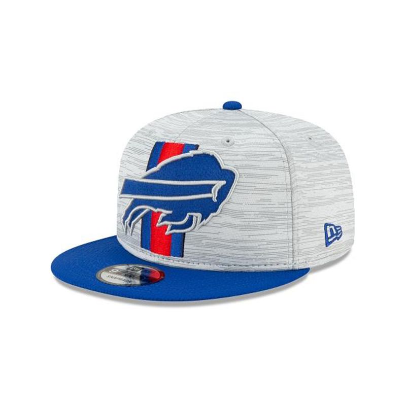 NFL Buffalo Bills Official Training 9Fifty Snapback (KLR2223) - Blue New Era Caps